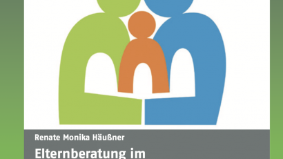 Buchcover mit bunten, stilisierten Figuren und dem Titel "Elternberatung im heilpädagogisch-inklusiven Kontext".